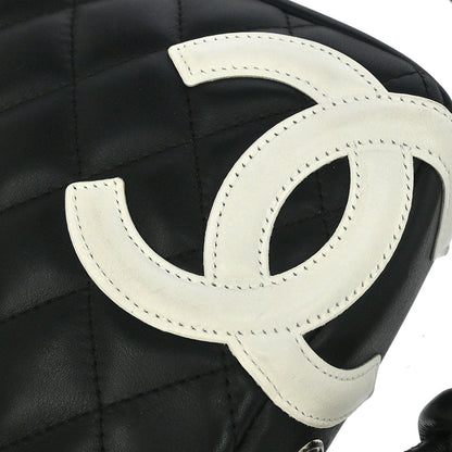 Chanel Black Calfskin Cambon Ligne Handbag