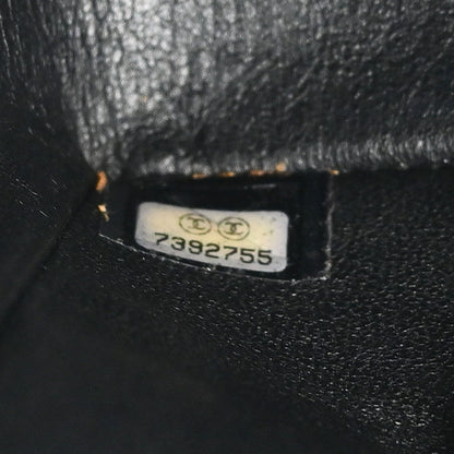 Chanel 2002-2003 Black Caviar Small Classic Double Flap Shoulder Bag