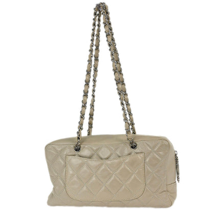 Chanel Off-white Calfskin Cambon Ligne Shoulder Bag