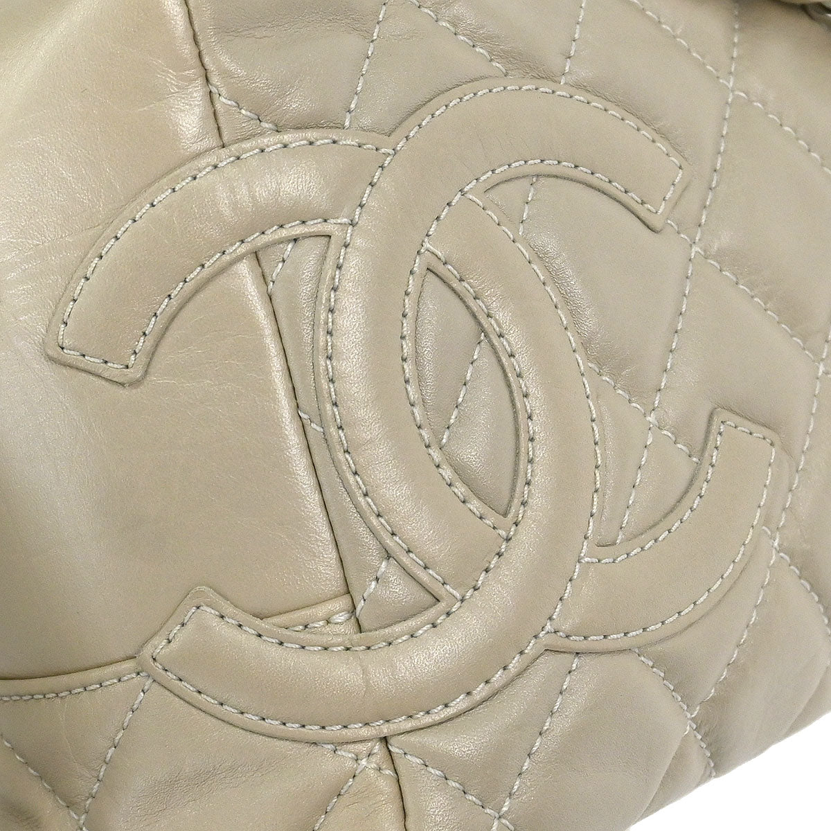 Chanel Off-white Calfskin Cambon Ligne Shoulder Bag