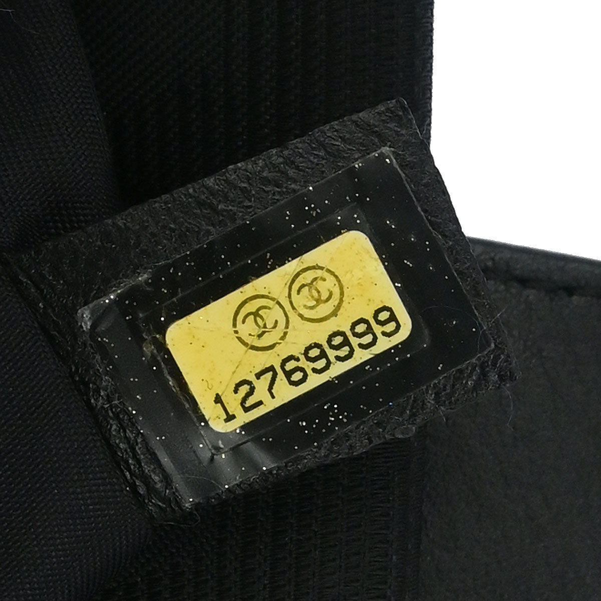 Chanel Black Jacquard Nylon Travel Line Tote Handbag