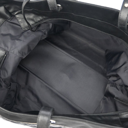 Chanel 2006-2008 Black Leather Paris-Biarritz GM Tote Handbag