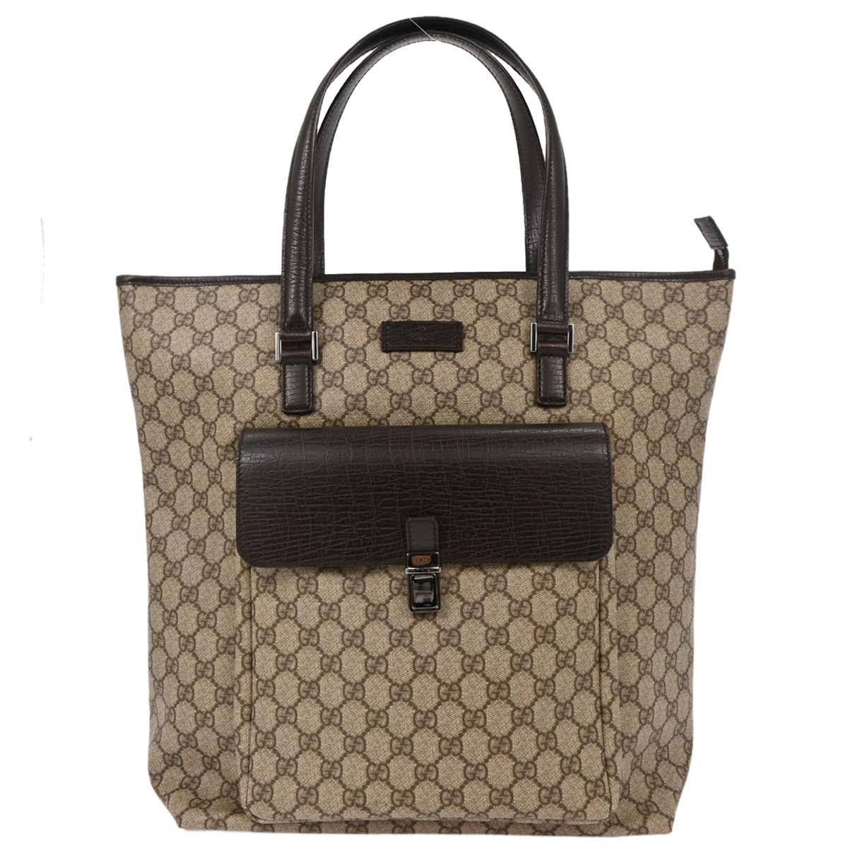 Gucci Beige PVC GG Tote Handbag