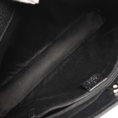 Gucci Black Canvas GG Tote Handbag