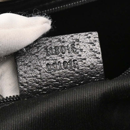 Gucci Black Canvas GG Tote Handbag