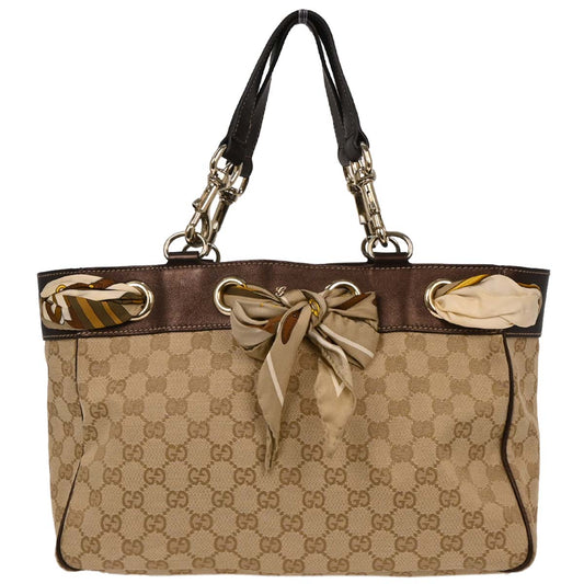 Gucci Beige GG Tote Handbag