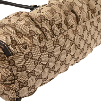 Gucci Beige GG Hobo Abbey D Ring Handbag
