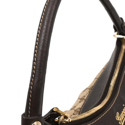 Gucci Beige GG Hobo Abbey D Ring Handbag