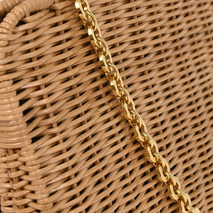 Salvatore Ferragamo Beige Ratan Gancini Shoulder Bag