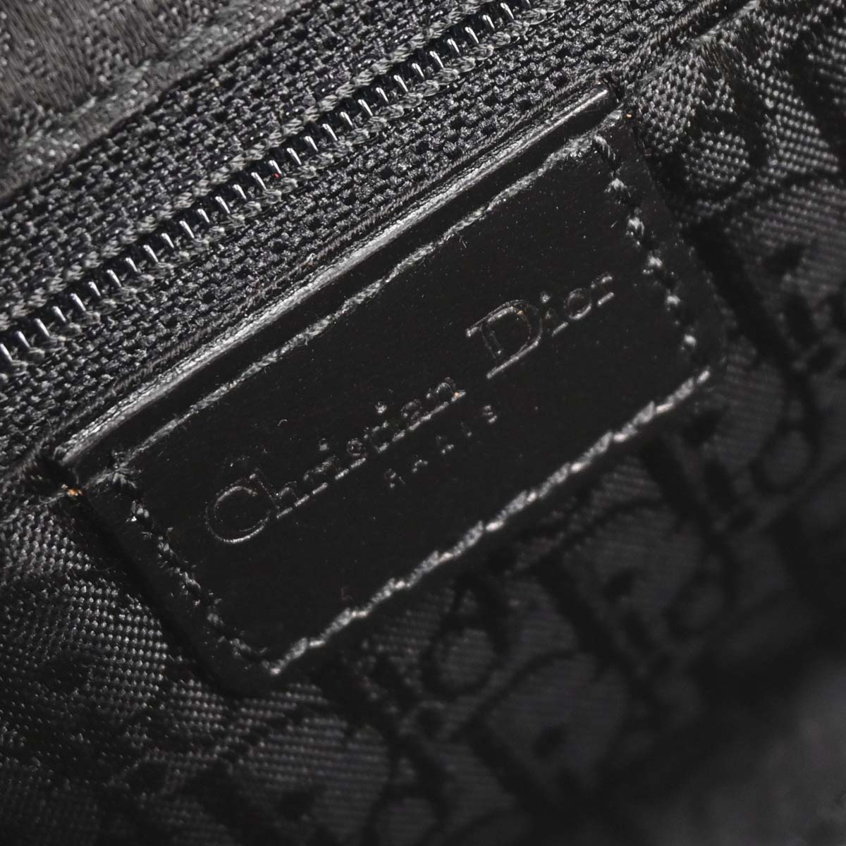 Christian Dior Black Leather Street Chic Columbus Shoulder Bag