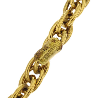 Chanel Medallion Gold Chain Pendant Necklace