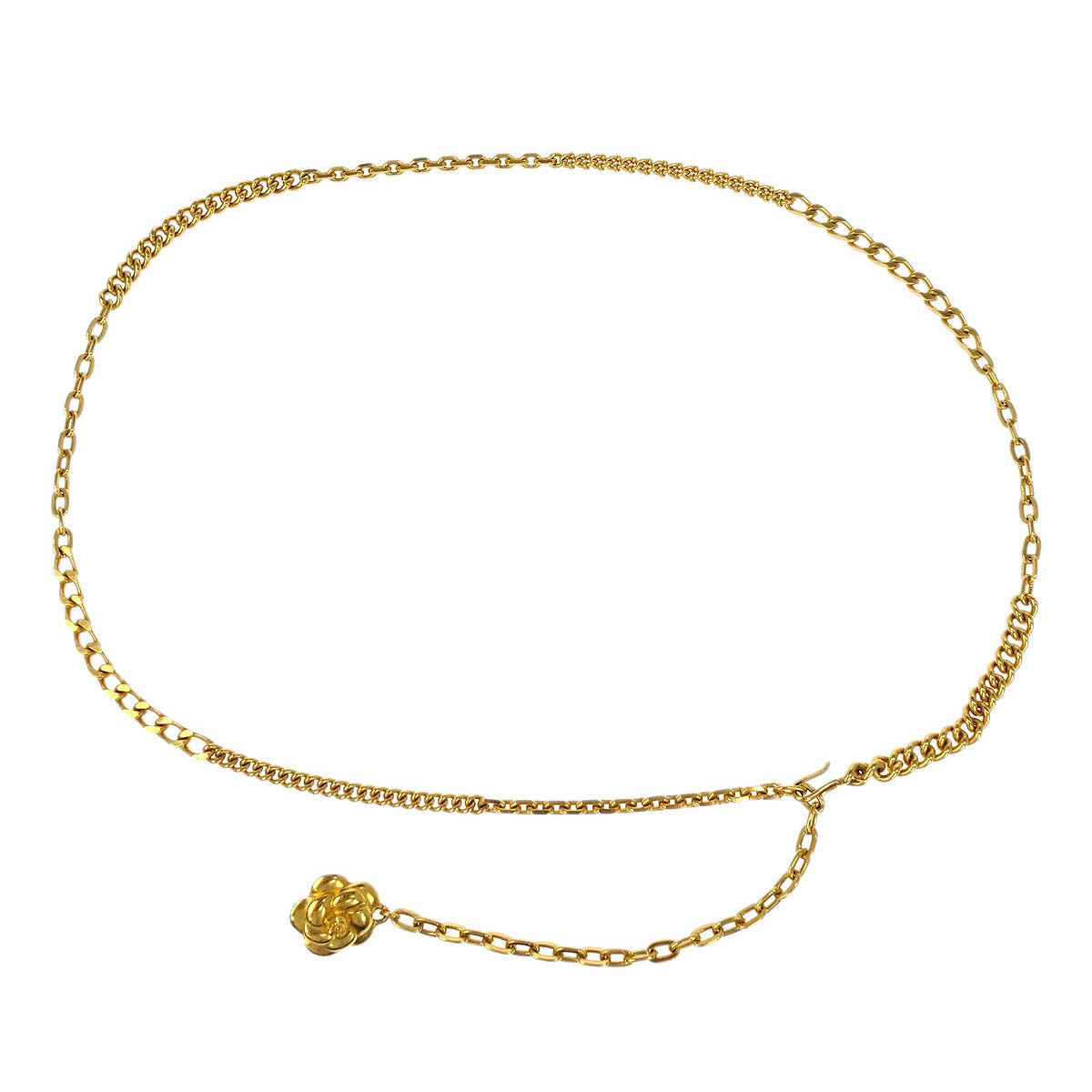 Chanel Gold Flower Chain Belt 98P