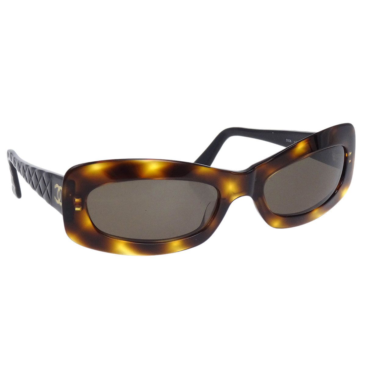 Chanel Sunglasses Eyewear Brown Small Good