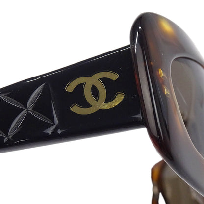 Chanel Sunglasses Eyewear Brown Small Good