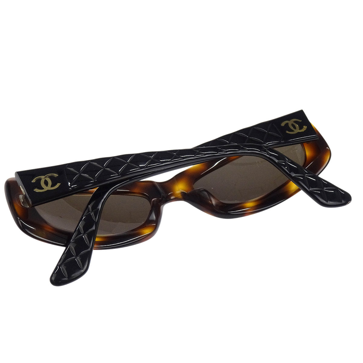 Chanel Sunglasses Eyewear Brown Small Good