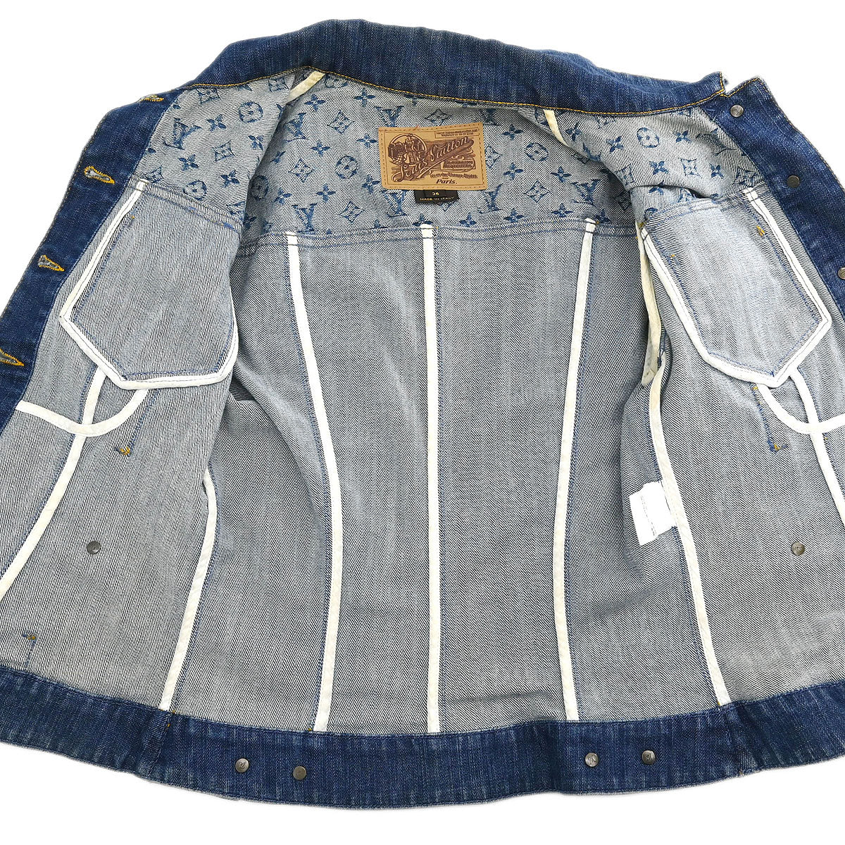 Louis Vuitton 2006 Denim Jacket Blue #36