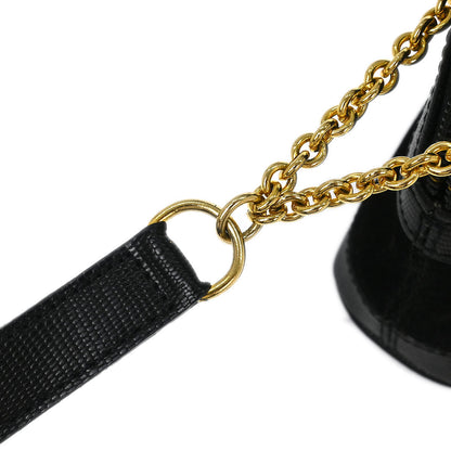 Celine Black Suede Shoulder Bag