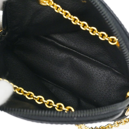 Celine Black Suede Shoulder Bag