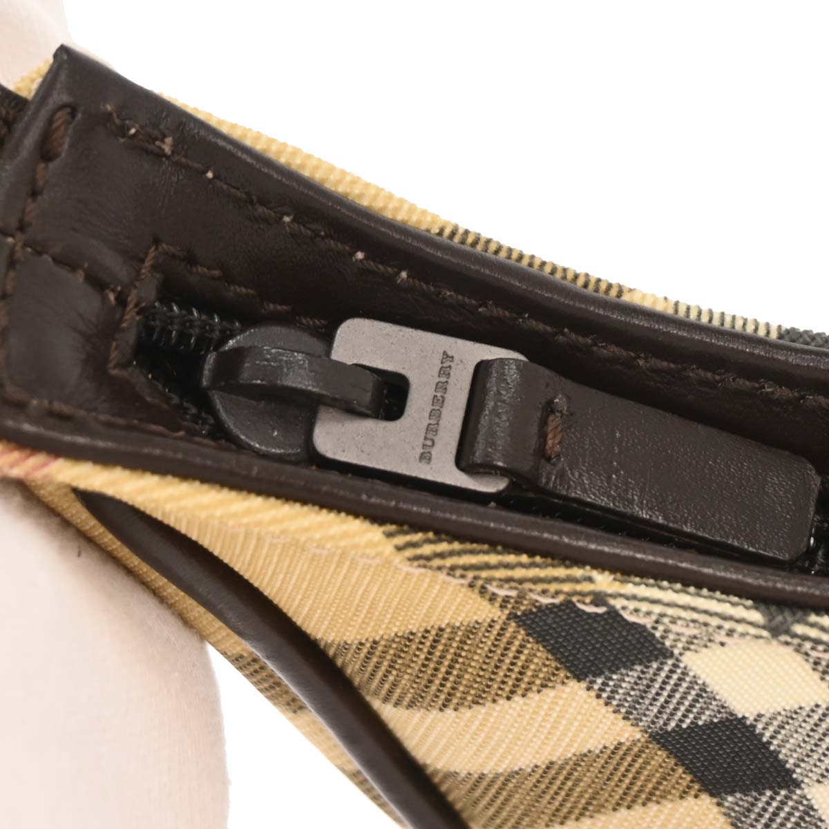 Burberry Beige Brown Burberry Check Handbag