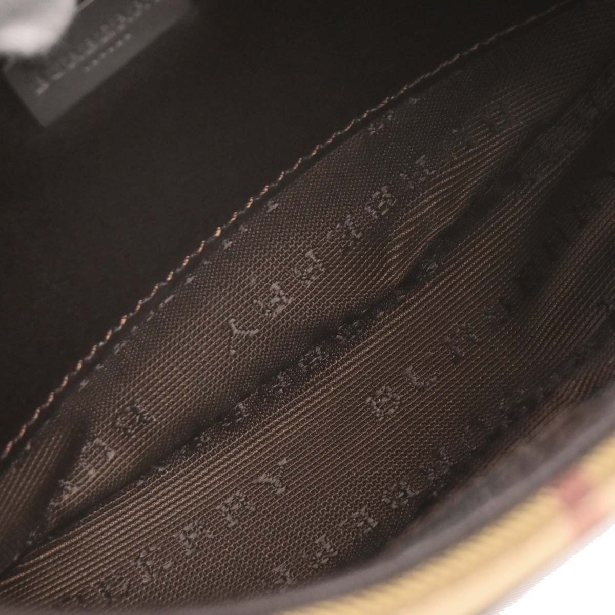 Burberry Beige Brown Burberry Check Handbag
