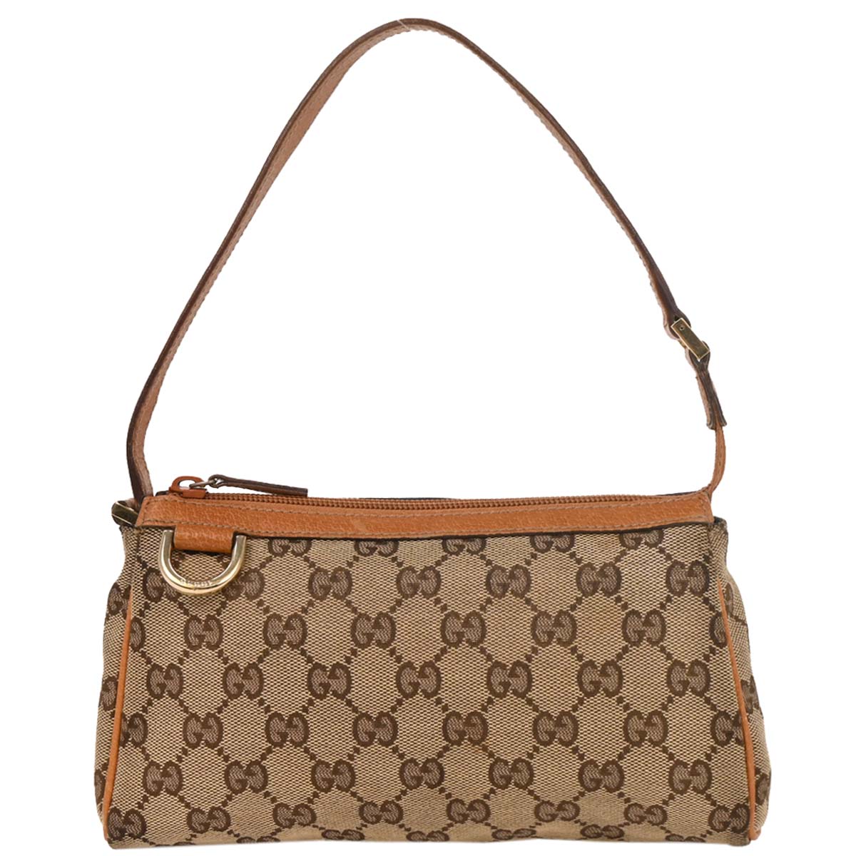 Gucci Brown GG Abbey D Ring Handbag