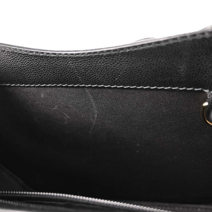Cartier Black Leather Panthere Handbag