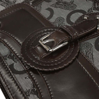 Celine Brown Black C Macadam Boogie Bag Handbag