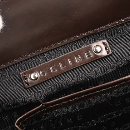 Celine Brown Black C Macadam Boogie Bag Handbag