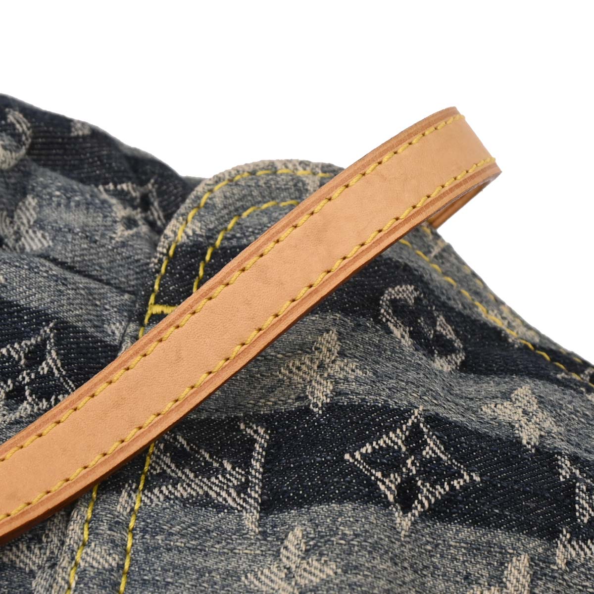 Louis Vuitton Blue Monogram Denim Mini Pleaty Raye Handbag M95333