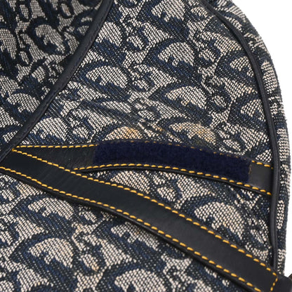 Christian Dior Navy Trotter Saddle Handbag