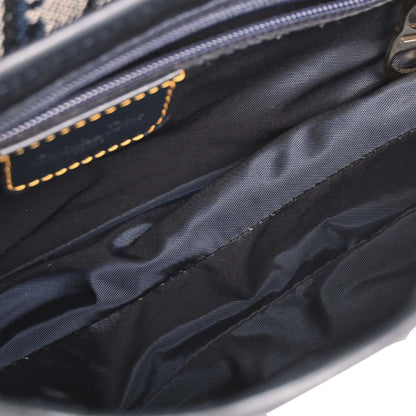 Christian Dior Navy Trotter Saddle Handbag