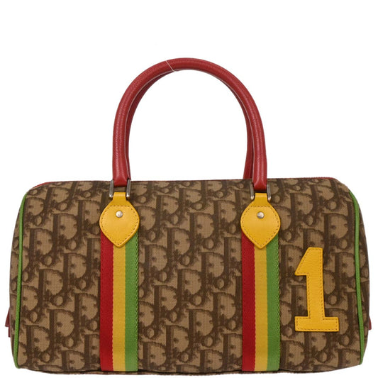 Christian Dior Brown Rasta-Color Trotter Handbag