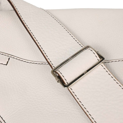 Christian Dior White Saddle Shoulder Bag