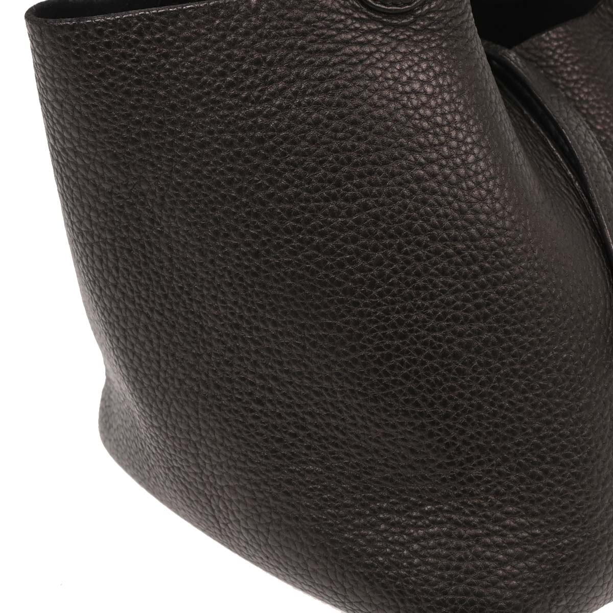 Hermes Cafe Taurillon Clemence Picotin Lock 18 PM Handbag