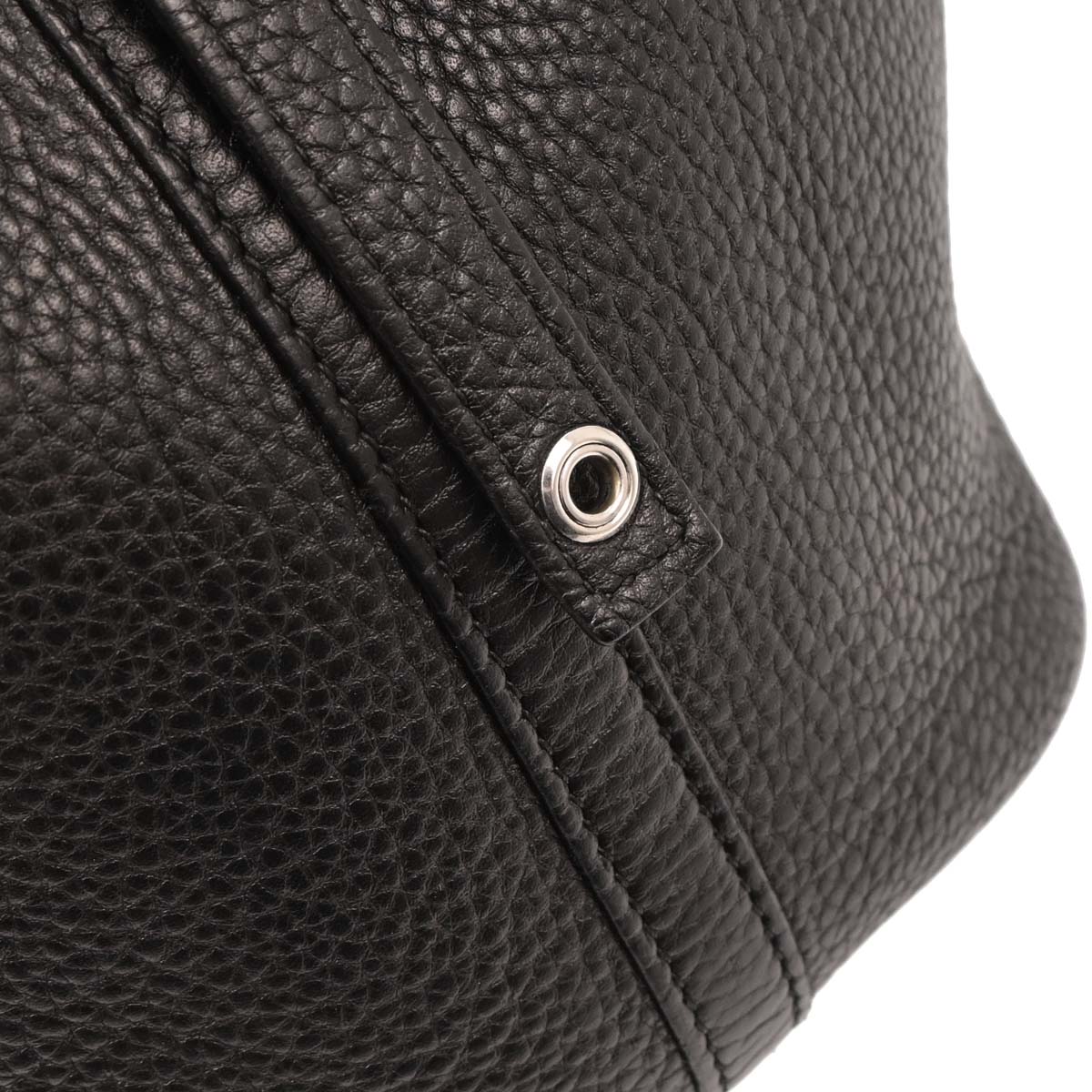 Hermes Cafe Taurillon Clemence Picotin Lock 18 PM Handbag