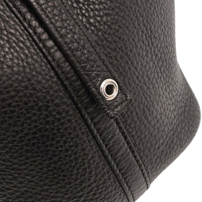 Hermes Cafe Taurillon Clemence Picotin Lock 18 PM Handbag