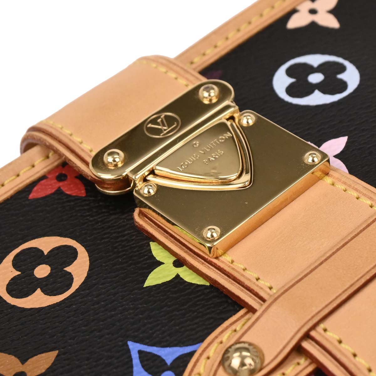 Louis Vuitton Black Multicolor Shirley Handbag M40050