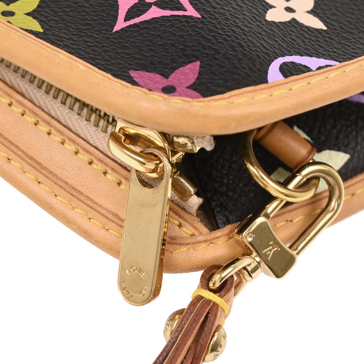 Louis Vuitton Black Multicolor Shirley Handbag M40050