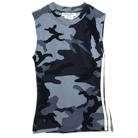 Christian Dior Sleeveless Tank Top Camouflage Gray #36