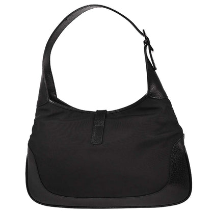 Gucci Black Nylon Jackie Hobo Handbag