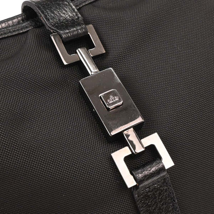 Gucci Black Nylon Jackie Hobo Handbag