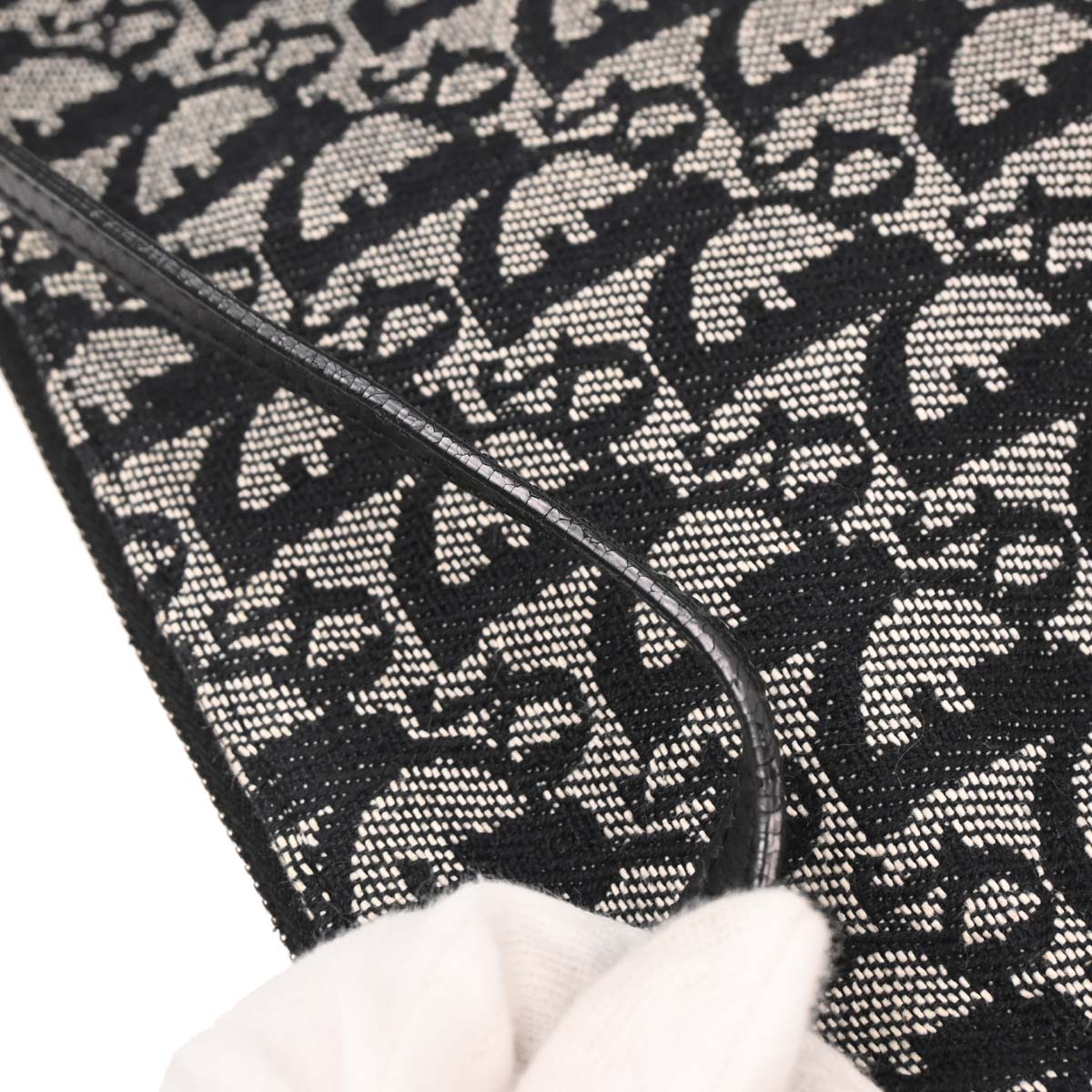 Christian Dior Black Trotter Saddle Handbag