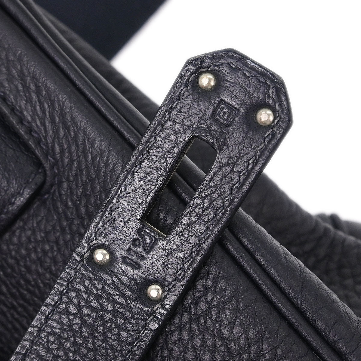 Hermes Blue Indigo Togo Kelly 50 Retourne 2way Shoulder Handbag