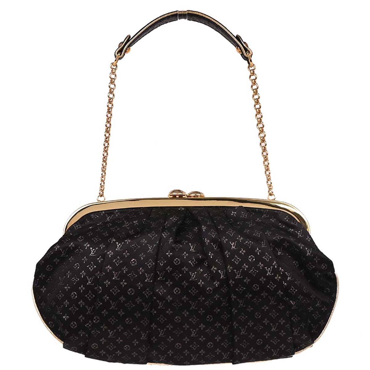 Louis Vuitton * Satin Python Aumoniere Handbag M92062