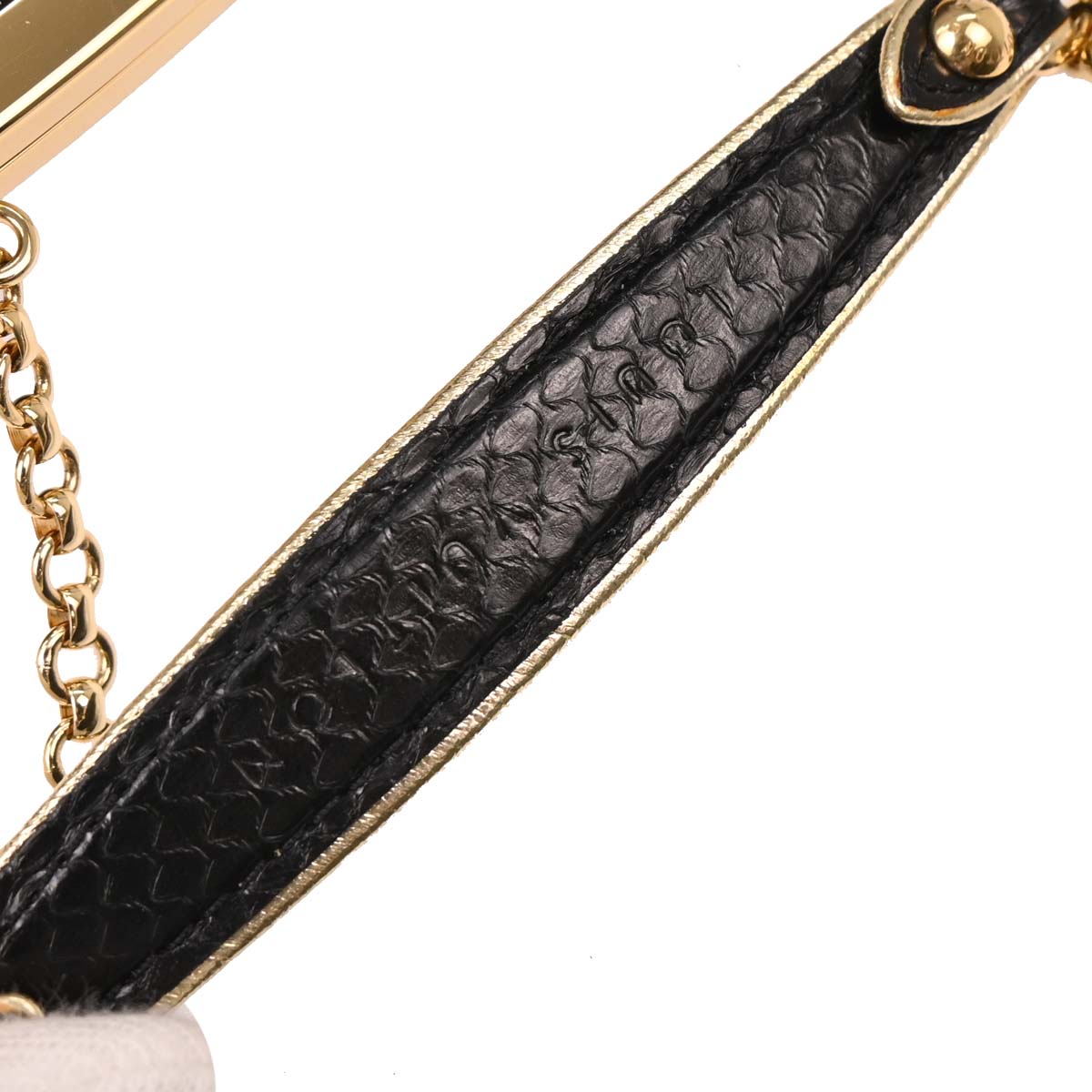 Louis Vuitton * Satin Python Aumoniere Handbag M92062