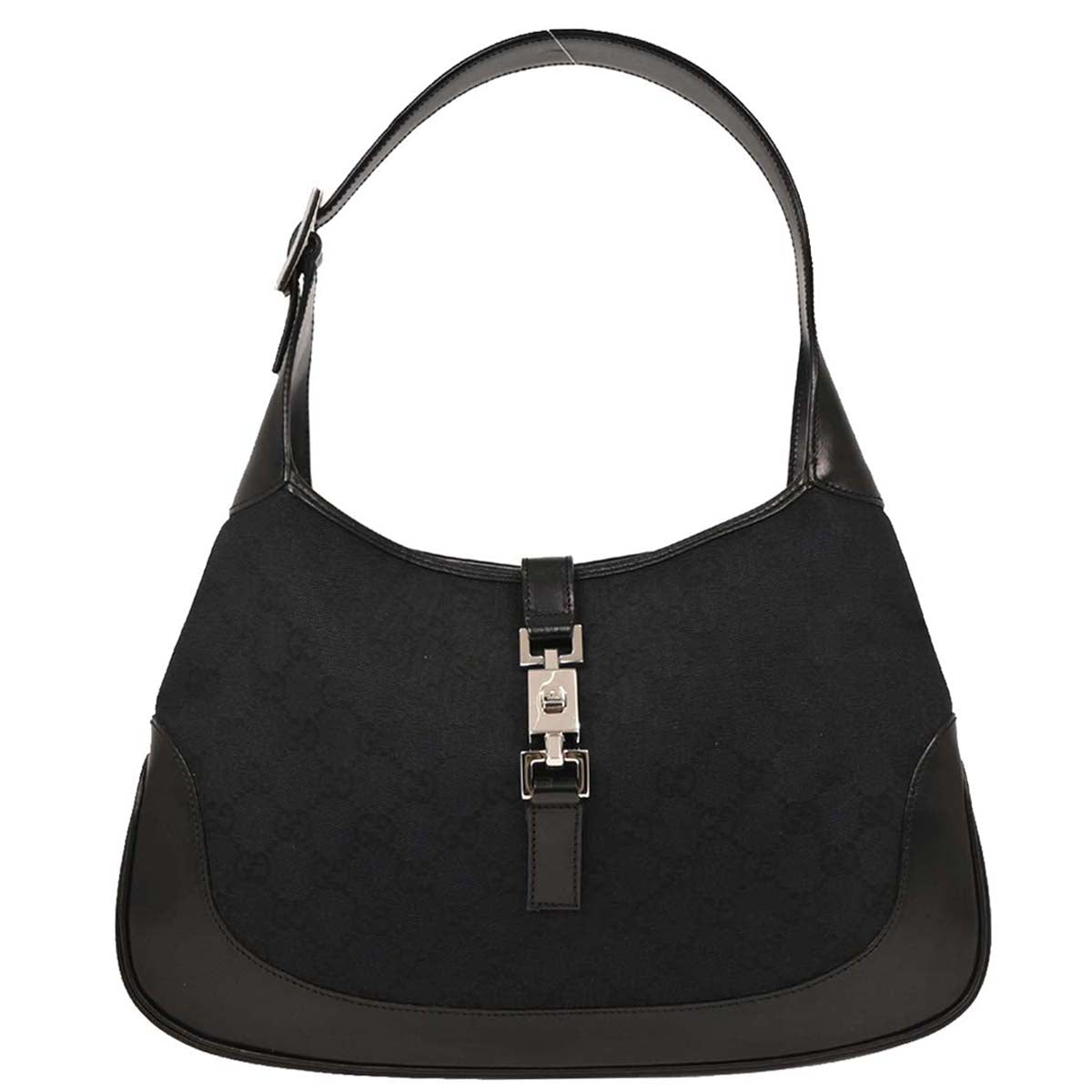 Gucci Black GG Jackie Handbag
