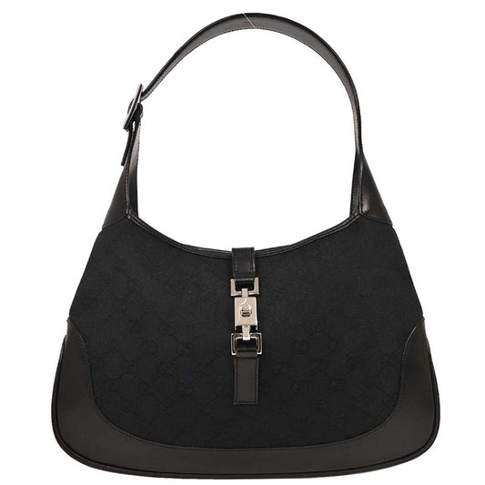 Gucci Black GG Jackie Handbag