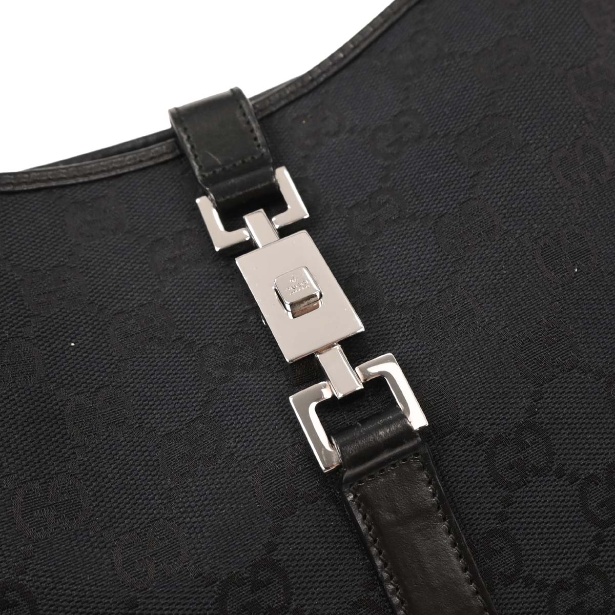 Gucci Black GG Jackie Handbag