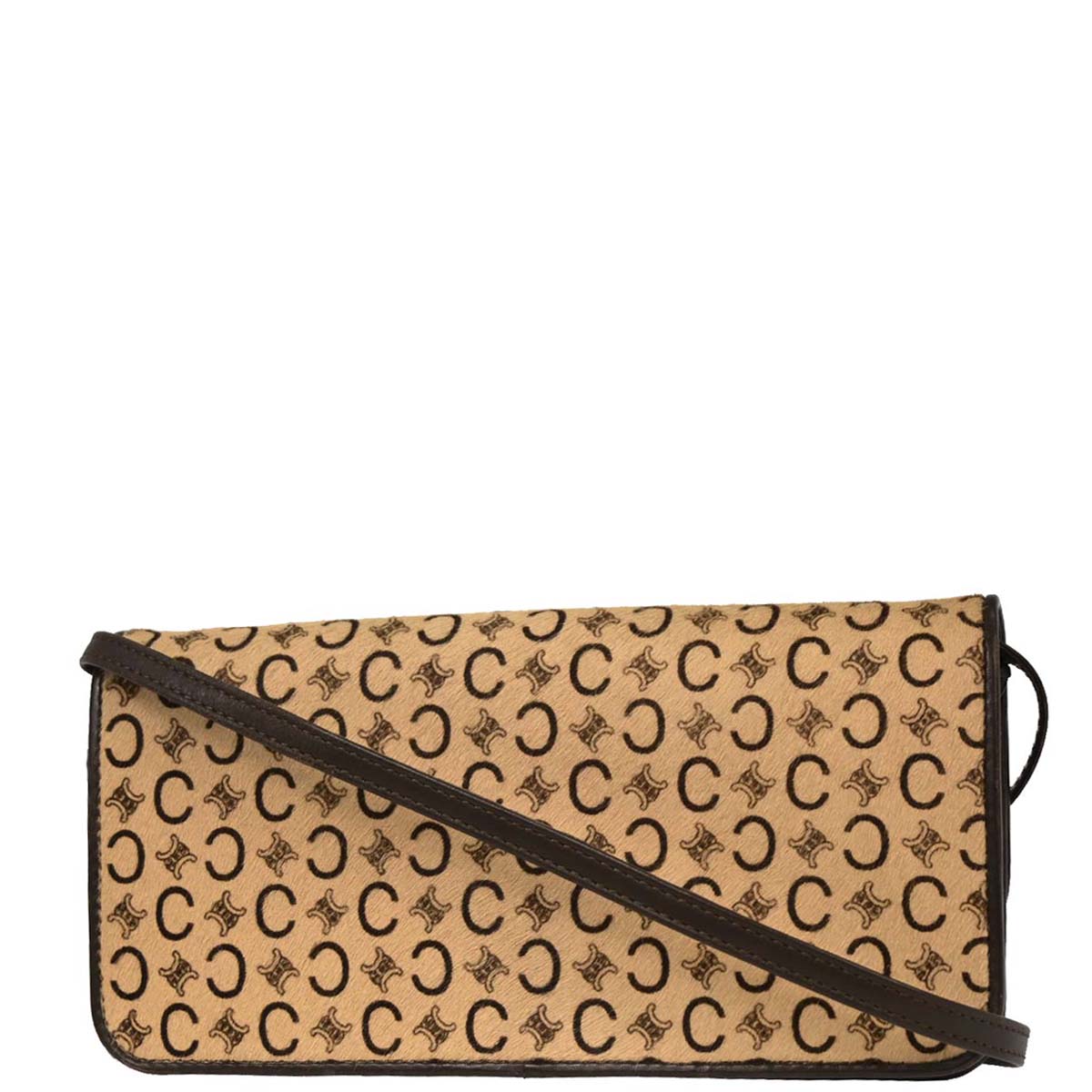 Celine * Beige Pony Hair C Macadam Shoulder Bag