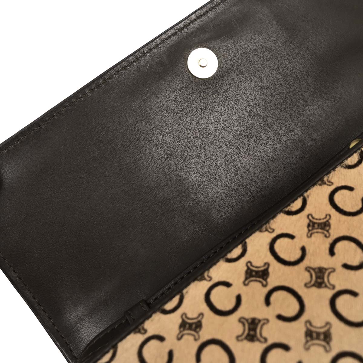 Celine * Beige Pony Hair C Macadam Shoulder Bag